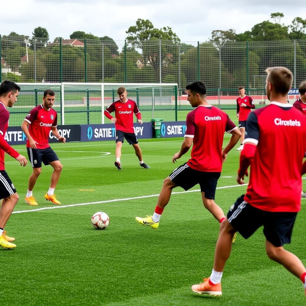 半岛体育官方下载-西悉尼流浪者技战术演练密集，冲刺冠军全力以赴