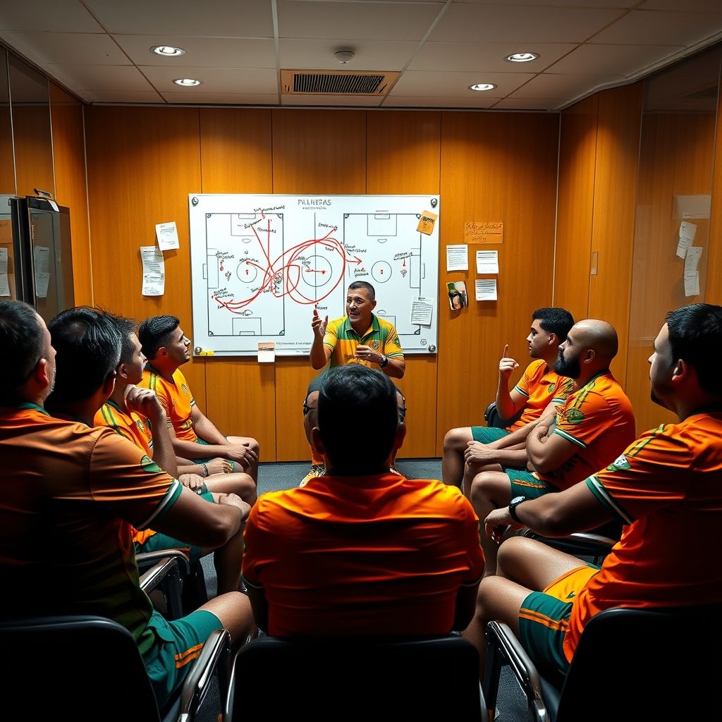 半岛体育官网入口-帕尔梅拉斯赛前战术会议，细节决定比赛胜负