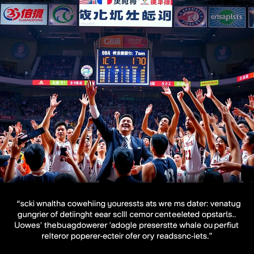 半岛体育登录入口-CBA联赛首轮战罢，广东以惊人优势领跑积分榜，李春江带队运气火爆